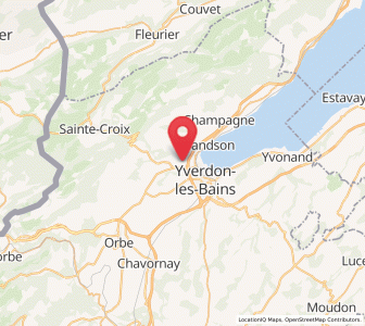 Map of Montagny-près-Yverdon, Vaud