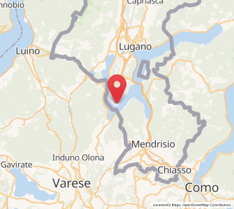 Map of Morcote, Ticino
