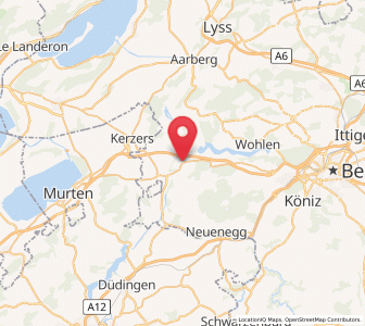 Map of Mühleberg, Bern