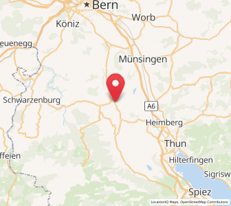 Map of Mühlethurnen, Bern