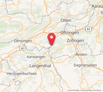 Map of Murgenthal, Aargau