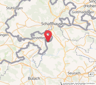 Map of Neu-Rheinau, Zurich