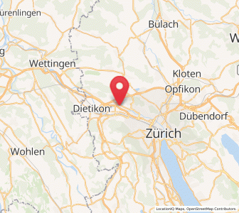 Carte : Oberengstringen / Rauchacher, Zurich