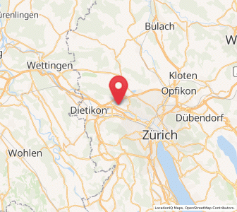 Carte : Oberengstringen / Sonnenberg, Zurich