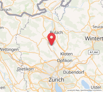 Carte : Oberglatt / Oberglatt (Dorfkern), Zurich