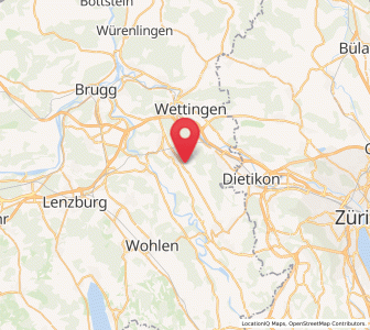 Map of Oberrohrdorf, Aargau