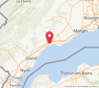 Map of Perroy, Vaud