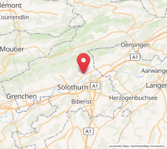 Map of Riedholz, Solothurn