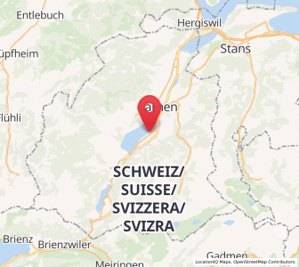 Map of Sachseln, Obwalden