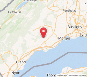 Map of Saint-Livres, Vaud