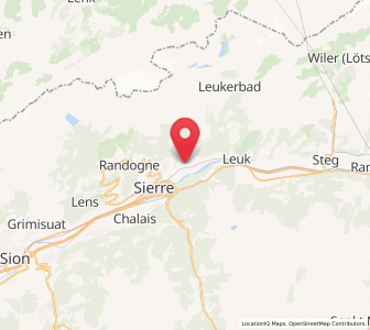 Map of Salquenen, Valais