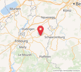 Map of Saint-Antoine, Fribourg