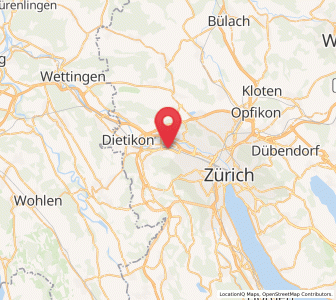 Carte : Schlieren / Boden, Zurich
