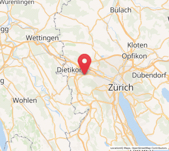 Carte : Schlieren / Freiestrasse, Zurich