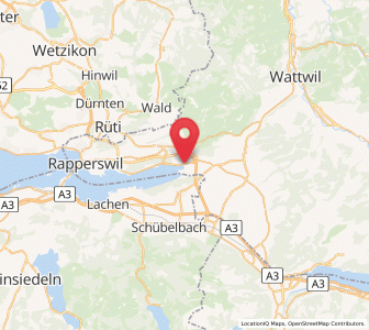 Map of Schmerikon, Saint Gallen