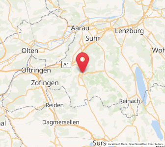Map of Schöftland, Aargau