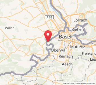Map of Schönenbuch, Basel-Landschaft