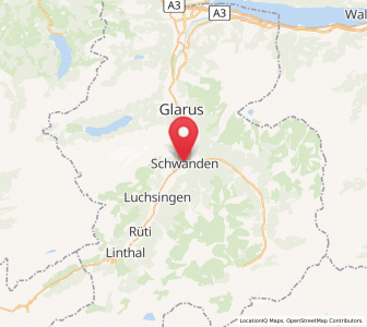 Map of Schwanden, Glarus