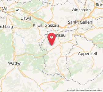 Map of Schwellbrunn, Appenzell Ausserrhoden