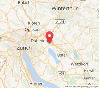 Carte : Schwerzenbach / Chimli, Zurich