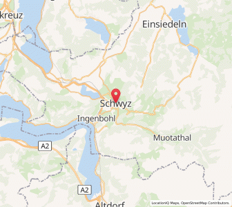 Map of Schwytz, Schwyz