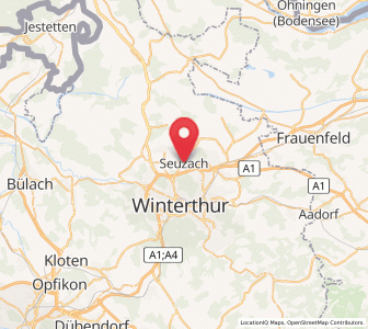 Carte : Seuzach Dorf / Breite-Weid, Zurich