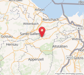 Map of Speicher, Appenzell Ausserrhoden