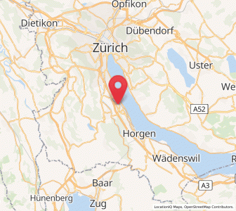 Map of Thalwil / Nord, Zurich