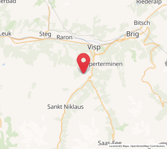 Map of Törbel, Valais
