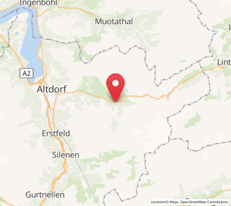 Map of Unterschächen, Uri