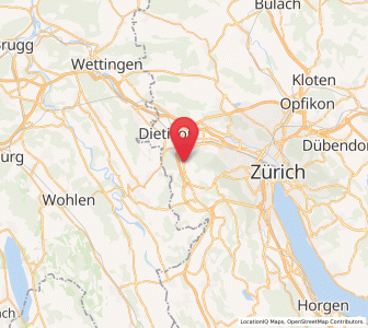 Carte : Urdorf / Oberurdorf, Zurich