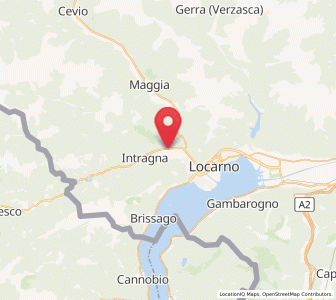 Map of Verscio, Ticino