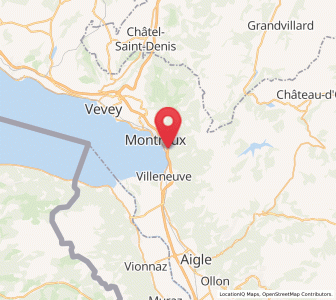 Map of Veytaux, Vaud
