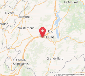 Map of Vuadens, Fribourg