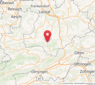 Map of Waldenburg, Basel-Landschaft