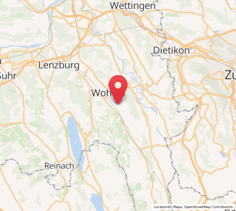 Map of Waltenschwil, Aargau