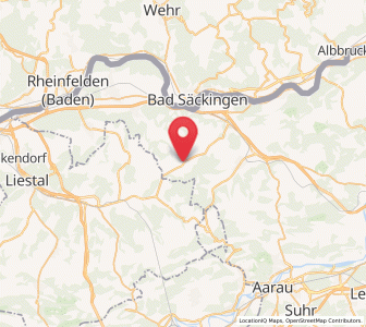 Map of Wegenstetten, Aargau
