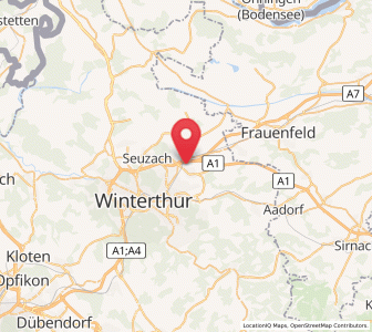 Map of Wiesendangen / Steinegg, Zurich