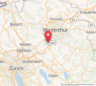Map of Winterberg, Zurich