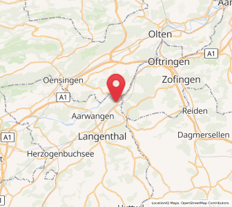 Map of Wynau, Bern