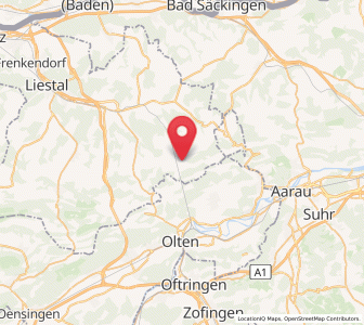 Map of Zeglingen, Basel-Landschaft