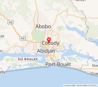 Map of Abidjan, Abidjan