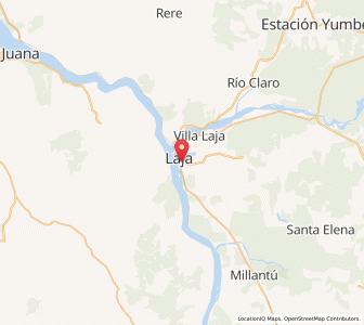 Map of Laja, Biobío
