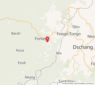 Map of Fontem, South-West