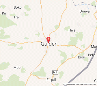 Map of Guider, North