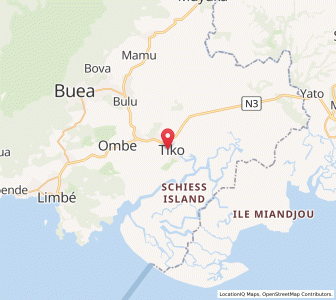 Map of Tiko, South-West