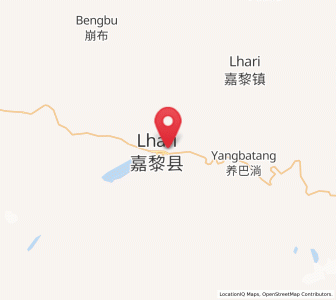 Map of Arza, Tibet
