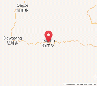 Map of Caqu, Tibet