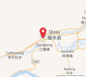 Map of Dagar, Tibet