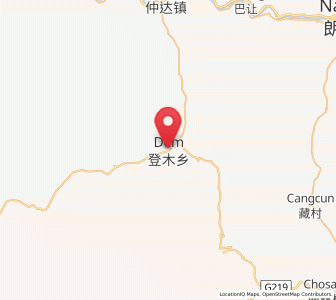 Map of Dengmu, Tibet